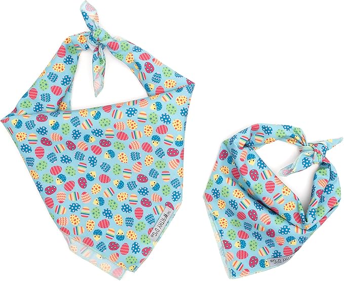 The Worthy Dog Easter Eggs Bandana