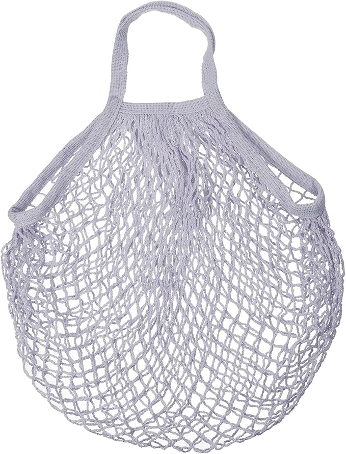 MECCANIXITY Cotton Mesh Bag Reusable Washable Mesh Net String Grocery Bags Organizer for Fruits Vegetables Shopping