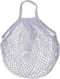 MECCANIXITY Cotton Mesh Bag Reusable Washable Mesh Net String Grocery Bags Organizer for Fruits Vegetables Shopping