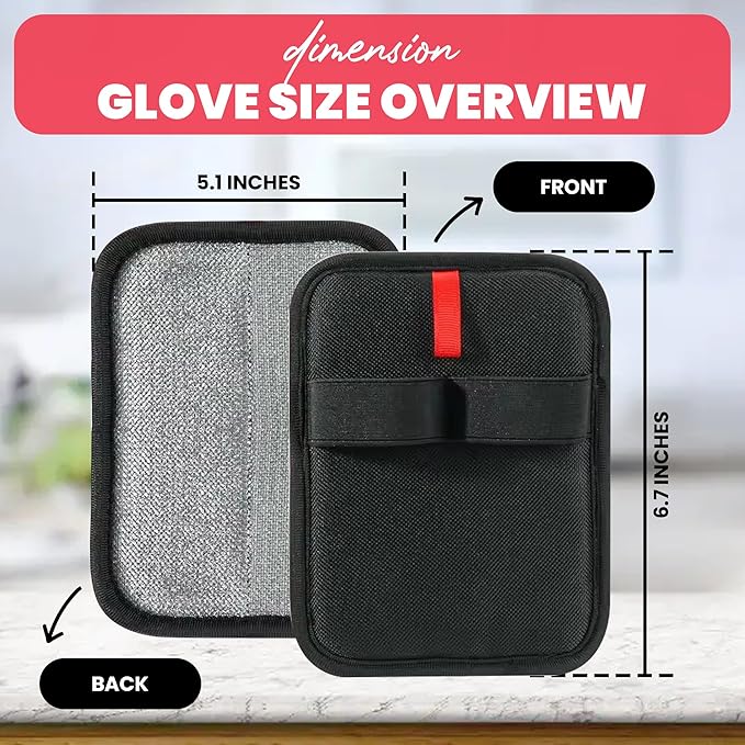2 Pack 2025 Upgraded Electrostatic Pet Hair Removal Glove for Dogs and Cats Reusable Pet Hair Remover Tool for Bed Carpets Clothing Couch Car Seats Mitts with Strong Grip Pet Hair Gloves