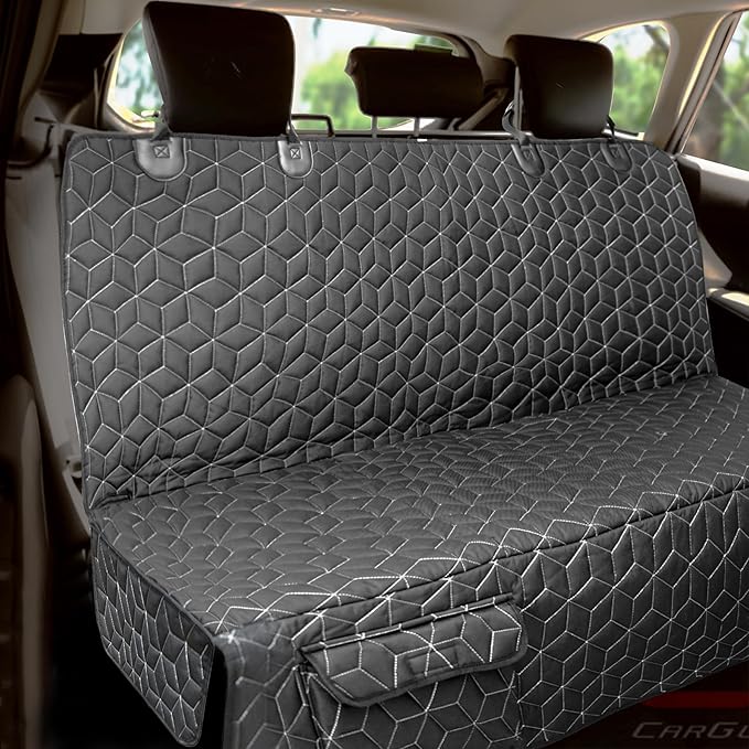 Meginc Dog Car Seat Covers for Back Seat, Waterproof Back Seat Covers for Ford Explorer/Subaru Outback/Honda Pilot, Heavy Duty Non Slip Back Seat Cover for Dogs in Car, Easy Clean Car Seat Protector