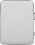 MoKo 9-11 Inch Tablet Sleeve Bag Carrying Case Fits New 11 inch iPad Air M3, iPad A16 2025, iPadPro 11 M4, Air 5/4/3, iPad10/9/8th Gen, Tab S8/S9 11", Gray + White