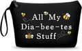 ARIOSEY Diabetic Medicine Pouch - Cute Travel Cosmetic Bag, Best Supplies for Diabetics Idea