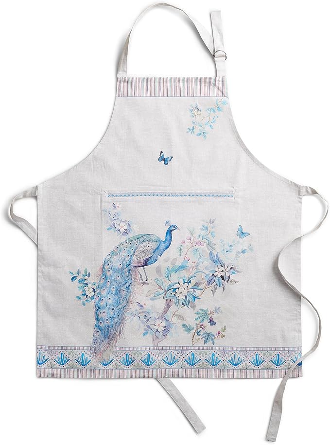 Maison d' Hermine 100% Cotton Apron for women with Pocket Kitchen Chef Apron for Men Cooking Gardening Server Waitress
