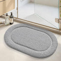 Color&Geometry Grey Bathroom Rugs, Non Slip, Absorbent, Soft, Washable, Thick Bath Mat, 24"x36" Small Bath Rug Bath Mats for Bathroom Floor, Shower, Sink, Vanity