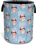 Cute Baseball Laundry Basket Oxford Cloth Funny Ball Cartoon Laundry Hamper With Handle Foldable Portable Clothes Storage Basket 18.9 X 16.5 In Storage Bag For Laundry Room/Bathroom/Bedroom