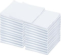 Flour Sack Towels – 24 Pack Cotton Kitchen Dish Towels, Tea Towels for Crafts, Embroidery, Baking, Bread Proofing – Thick, Absorbent, Quick-Dry – 28"x28" White