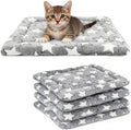 Dog Bed Mat 4 Pcs - Reversible Dog Crate Bed Mats, Soft & Breathable Kennel Pad, Durable Crate Bed for Dogs & Cats