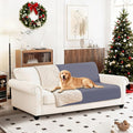 CYCMACO Waterproof Dog Blanket, Non-Slip Soft Pet Bed Cover, Couch Cover for Dogs Washable, Protects Sofa, Furniture, Crate, Car, Tear Resistant Leakproof Pet Blanket (52x82 Inch, Grey Blue)