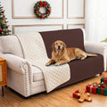 CYCMACO Waterproof Dog Bed Cover Pet Blanket, Soft Couch Cover for Dogs Washable, Non-Slip Dog Blanket Protect Furniture Couch Sofa Car for Puppy Large Dogs Cat (52x82 Inch, Coffee)