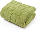 Bedsure Dog Blanket for Large Dogs Washable - Fluffy Fuzzy Puppy Cat Blanket with Premium 300GSM Coral Fleece Soft for Pet Kitten Doggy, Green, 40x50IN