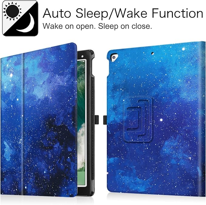 Fintie Folio Case for iPad Pro 12.9 (2nd Gen) 2017 / iPad Pro 12.9 (1st Gen) 2015 - [Corner Protection] Premium PU Leather Smart Stand Protective Cover with Auto Sleep/Wake (Starry Sky)