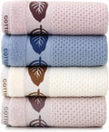 ZASHOP Kitchen Towels and Dishcloths Sets, Absorbent Dish Towels for Kitchen, Microfiber Cleaning Cloth, Dish Cloths for Washing Dishes, Waffle Kitchen Towels (Leaf-Shaped, 30" x 14")