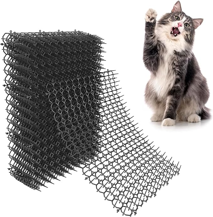 OCEANPAX 16 X 13 Inch Scat Mat for Cats, 16 Pack Cat Scat Mat - Indoor/Outdoor Pet Solution for Plants, Furniture