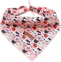 Elegant little tail Dog Bandana, Halloween Pumpkin Girl Boy Pet Bandanas for Small Medium Large Dogs Washable Square Puppy Scarf Adjustable Dog Kerchief