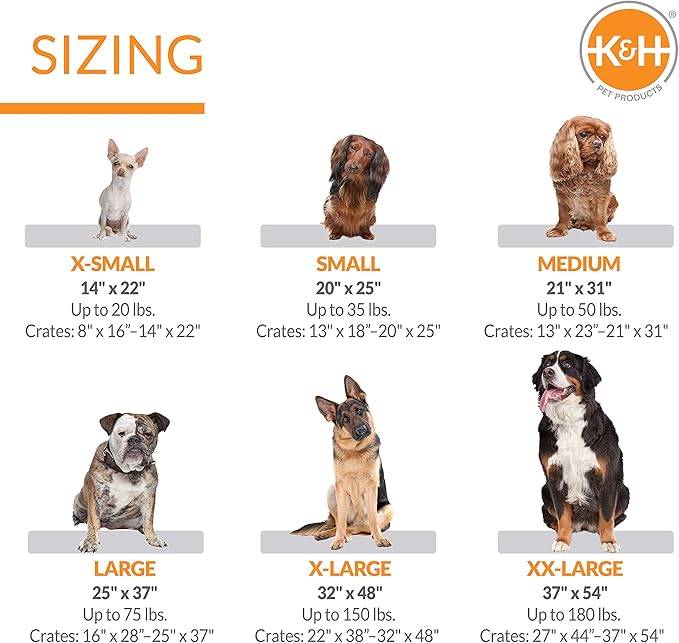 K&H Pet Products Self-Warming Dog Crate Pad, Self Heating Cat Mat, Portable, Machine Washable, No Electric Needed, Adjustable Fit, Non-Slip, Great for Cat Window Perches - Extra-Small 14 X 22in Mocha