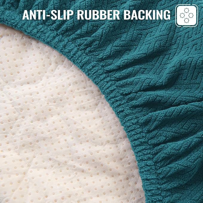 nanbowang Waterproof Dog Bed Covers Replacement Washable Pet Hair Easy to Remove, Dog Pillow Cover Quilted, Pet Bed Cover Lovely Puppy Bed Cover for Dog/Cat (27X36X6 (1pack), Green)