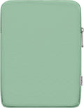 MoKo 13 Inch Tablet Sleeve Fits 13inch iPad Air M3 2025, iPad Pro M4/Air M2 2024, iPad Pro 12.9, Galaxy Tab S8+/S9+ 12.4, Polyester Bag Fit with Apple Pencil or Smart Keyboard, Bodhi Green