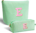 Btffitting Teen Girl Travel Essentials - Birthday Gifts for Girls Teens Kids Daughter Sister Her,Cute Trendy Stuff Makeup Bag Set Cosmetic Bag - Green,E