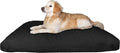Dogbed4less XXL Orthopedic Extreme Comfort Memory Foam Dog Beds for Large Dog, Internal Waterproof Lining and External Machine Washable Canvas Cover, 55X37 Pillow, Black