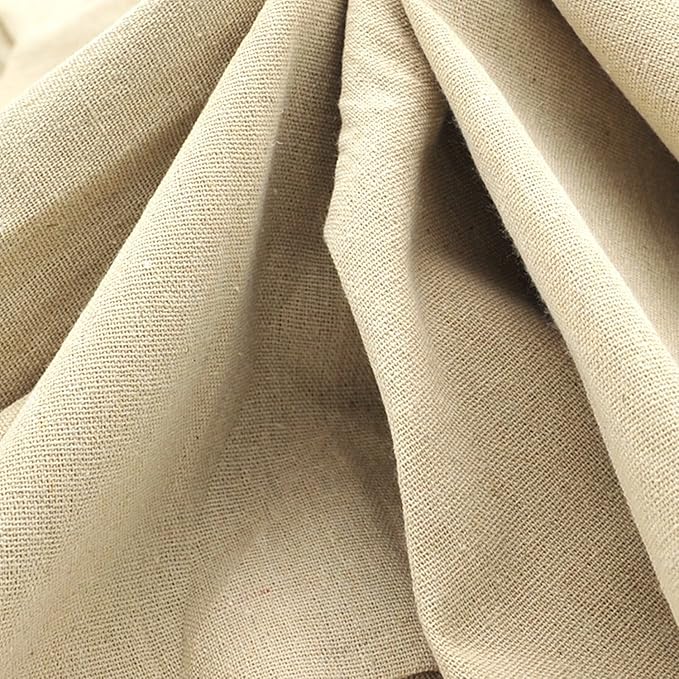 Natural Linen Needlework Embroidery Fabric Cross Stitching Aida Cloth 62" by 1 Yard Rose Flavor