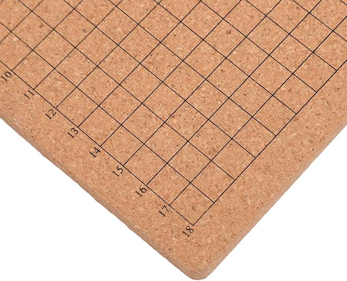 Macrame Board and Pins Double Sided Grids, Macrame Project Board with 5 Rulers 30 T Pins, Cork Braiding Board for Bracelet Making, DIY Knotting Jewelry Craft Kit for Beginners