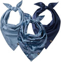 Pet Passion Bandit - The PET Bandana 100% Organic Cotton Pet Bandanas Clothes for Small, Medium, Large Dogs, 3-Pack Navy Camo, X-Small/Small