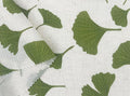 Linen Rayon Blend Fabric by The Linen Lab – Lightweight, Soft, Pre-Washed Material for Sewing, Clothing, Crafts & DIY (3 Yard pre Cut, Green Ginkgo with Subtle Wrinkle Effect)