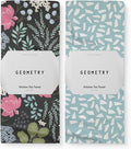 GEOMETRY Kitchen Tea Towels - Quick Dry Microfiber Dish Towels for Kitchen Pretty Petals, 18" x 30" 2 Pack