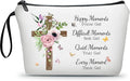 ARIOSEY Faith Based Religious Christian Godly Gifts Small Makeup Cosmetic Bag Pouch for Women Happy Moment Praise God Mothers Day