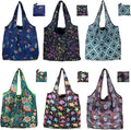 6 Pack Reusable Grocery Bags Heavy Duty with Handles, Reusable Shopping Bags for Women, Foldable, Washable for Store, Travel