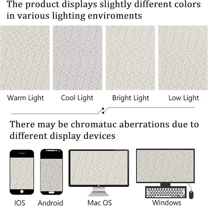 Lecloud Bessie Ivory Curtains 96 Inches Long 2 Panels, Rustic Light Filtering Faux Linen Curtains, Breathable Dual Rod Pocket Drapes for Bedroom Living Room Window Treatments, Each 50" W x 96" L