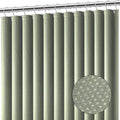 Clara Clark Sage Green Shower Curtain - Hotel Quality Waffle Fabric Bath Curtain 72x72, Heavy Duty Waterproof Shower Curtains for Bathroom