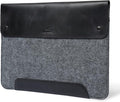 MegaGear Genuine Leather and Fleece MacBook Bag Laptop Sleeve for MacBook Pro and MacBook Air Case - 16 Inch - 15 Inch - 15.5 Inch (M4, M3, M2, M2, M1, Pro & Max) 2020 to 2024 Models