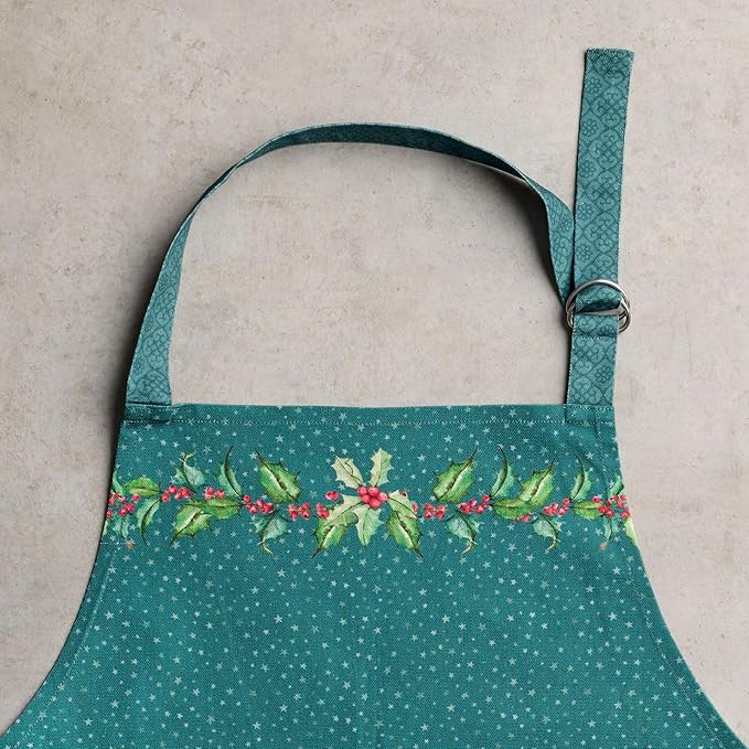 Maison d' Hermine 100% Cotton Apron for women with Pocket Kitchen Chef Apron for Men Cooking Gardening Server Waitress