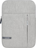 Lacdo Tablet Sleeve Case for 11 inch iPad A16 | 11 inch iPad Pro M5 M4 | 11 Inch ipad Air M3 M2 | 10.9" ipad/ipad Air | 10.2" IPad | 10.5" IPad Pro | Samsung Galaxy Tab A9+ Protective Bag, Gray