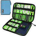 Miavers Electronics Organizer,Travel Cord Organizer Pouch, Portable Cable Organizer Bags,Travel Electronic Accessories Storage Case for Cables, Cords, Charger, Phone (Blue)
