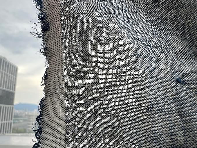 100% Linen Fabric – Yarn Dyed Chambray, Pre-Washed, Lightweight Crisp & Cool Handfeel, 52–54" Wide – The Linen Lab (Driftwood Blue 6924, 3y)