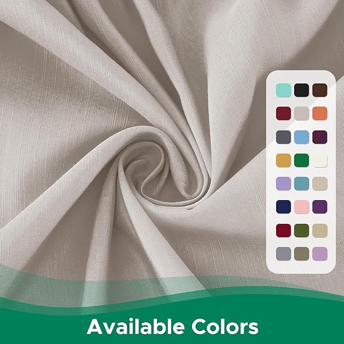 Biscaynebay Wrap Around Bed Skirts for King & Cal King Beds 17" Long Drop, Camel Grey Adjustable Elastic Dust Ruffles Easy Fit Wrinkle Resistant Silky Luxurious Fabric Machine Washable