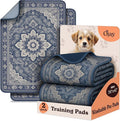 Super Absorbent Washable Pee Pads for Dogs (2-Pack) – Reusable Puppy Training Pads, 100% Waterproof & Leakproof Dog Pee Pads with Non-Slip Backing – Durable, Quick-Dry Pet Pads for Crates & Floors