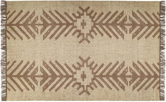 Klim Wool Jute Rug – Handwoven Elegance and Durability (Design 12)