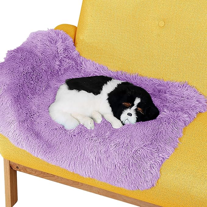 Petbuy Pet Dog Bed Blankets, Fluffy Fleece Dog Throw Blankets Sleep Mat,Soft Puppy Blankets Cat Kitten, S M L XL,Fuzzy Reversible Sherpa Blanket for Bed, Couch, Sofa, Travel,Washable & Lightweight
