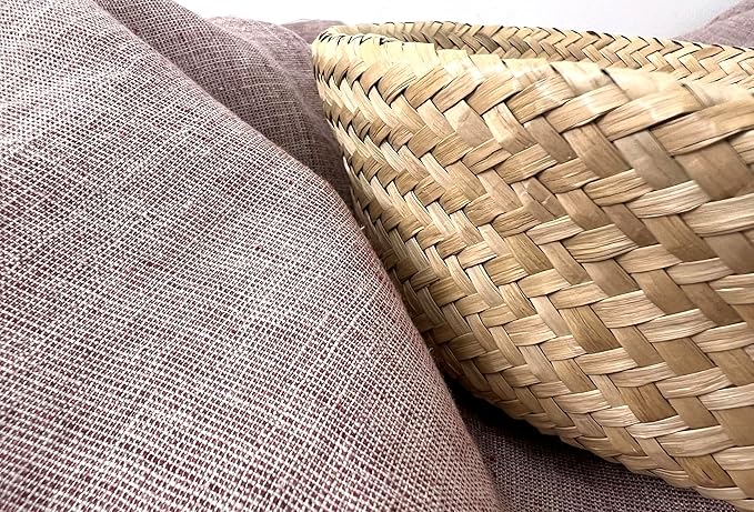 100% Linen Fabric – Yarn Dyed Chambray, Pre-Washed, Lightweight Crisp & Cool Handfeel, 52–54" Wide – The Linen Lab (Brick Chambray 6912, 3y)