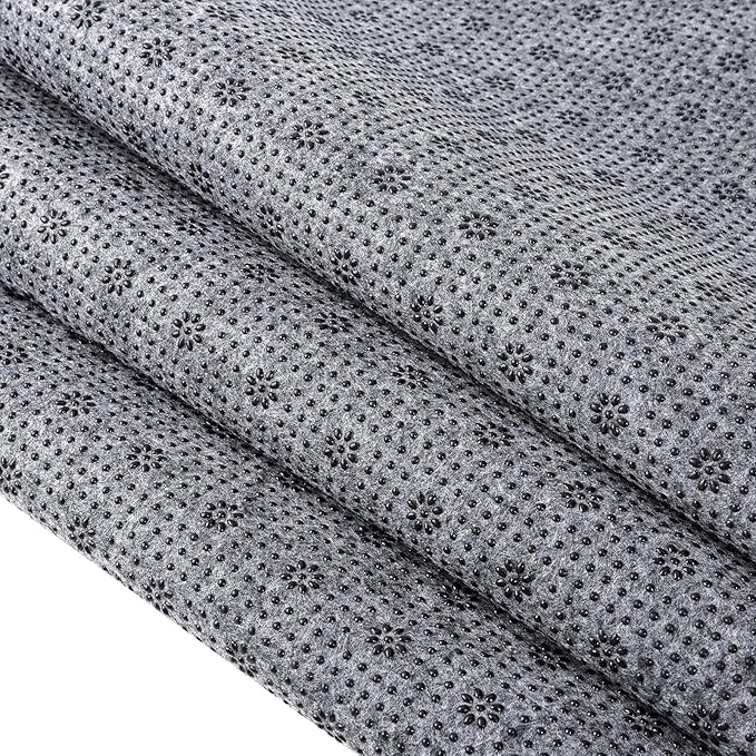 Pllieay 72x78.7 Inch Non Slip Final Backing Cloth, Vinyl Primary Tufting Cloth Backing Fabric, Non Slip Pad with Plum Blossom Pattern for Carpets Rug Tufting Gun Cushion Punch Needle