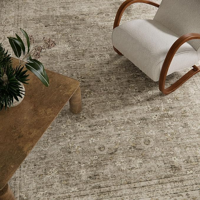 10x12 Large Rugs for Living Room: Area Rugs for Bedroom Vintage Stain Resistant Non Slip Low Pile Lightweight Boho Soft Carpet for Kitchen Dining Room Farmhouse Kids Room Nursery