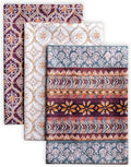 Maison d' Hermine Kitchen Towels Set of 3 100% Cotton 20" x 27.5" Reusable Cloth Tea Dish Towels Absorbent with Hanging Loop for Kitchen Dining Thanksgiving Christmas Decorations (Fair Isle)