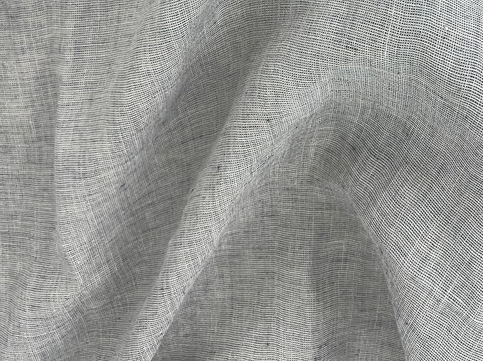 100% Linen Fabric – Yarn Dyed Chambray, Pre-Washed, Lightweight Crisp & Cool Handfeel, 52–54" Wide – The Linen Lab (Dusty Blue 6226, 3y)
