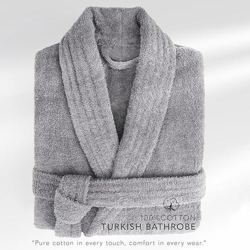 American Soft Linen Women’s 100% Cotton Terry Bathrobe – Soft, Absorbent, Quick Dry Turkish Robes for Women Quality Housecoat
