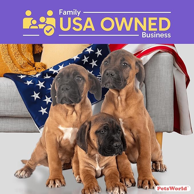 PETSWORLD 2XL Puppy Pads, 28x44 Inch, 800 Count| Ultra-Absorbent, Leak-Proof Dog Pee Pads for Potty Training