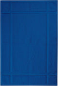 Ample Decor Cotton Bath Mats 24 X 17 Inches, 1350 GSM Oeko Tex Certified Solid Construction Thick & Plush, for Bathroom Floor, Shower - Navy